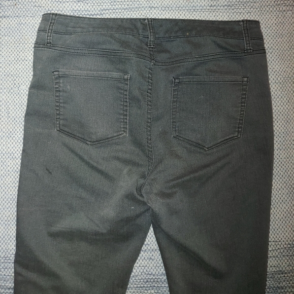 Womens Used Joe Fresh Sz 30 Classic Slim Style Black Denims - Picture 4 of 4